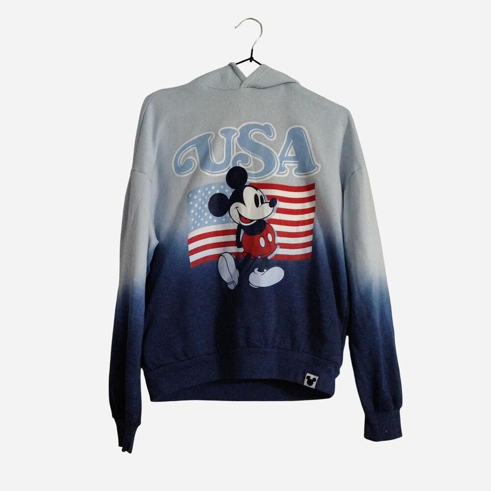 Disney Women's Blue and Navy Hoodie